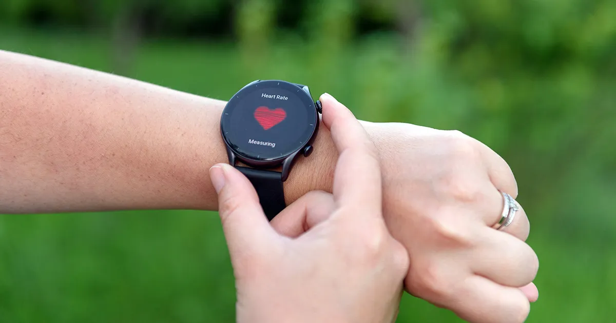 Checking heart pulse rate