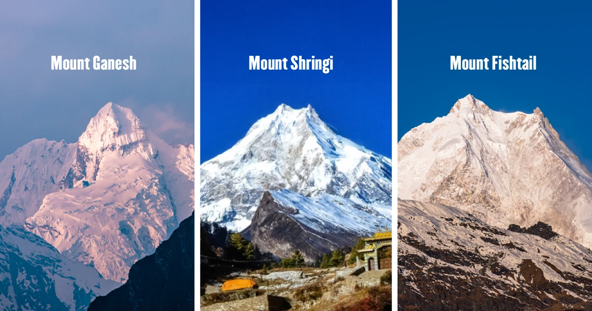 Mountains Visible from Tsum Valley