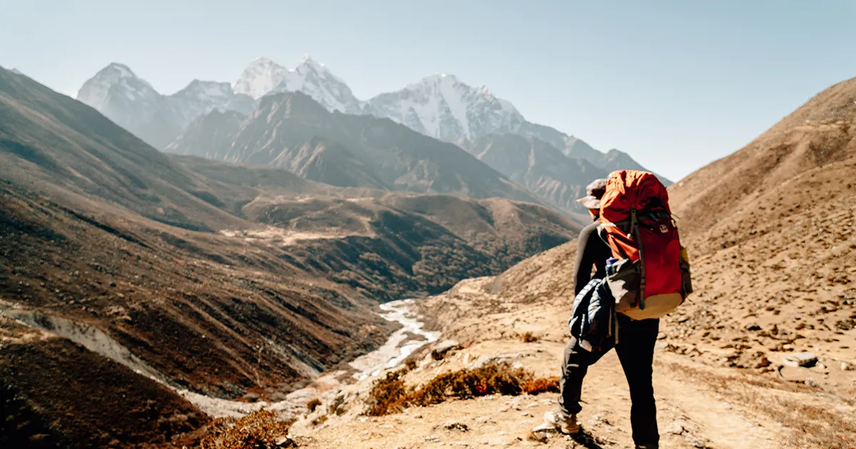 People Training with Heavy Backpack