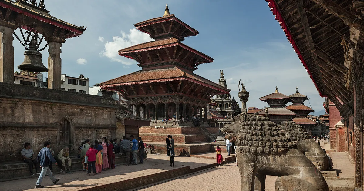Picture of restricted area, Kathmandu Durbar Square
