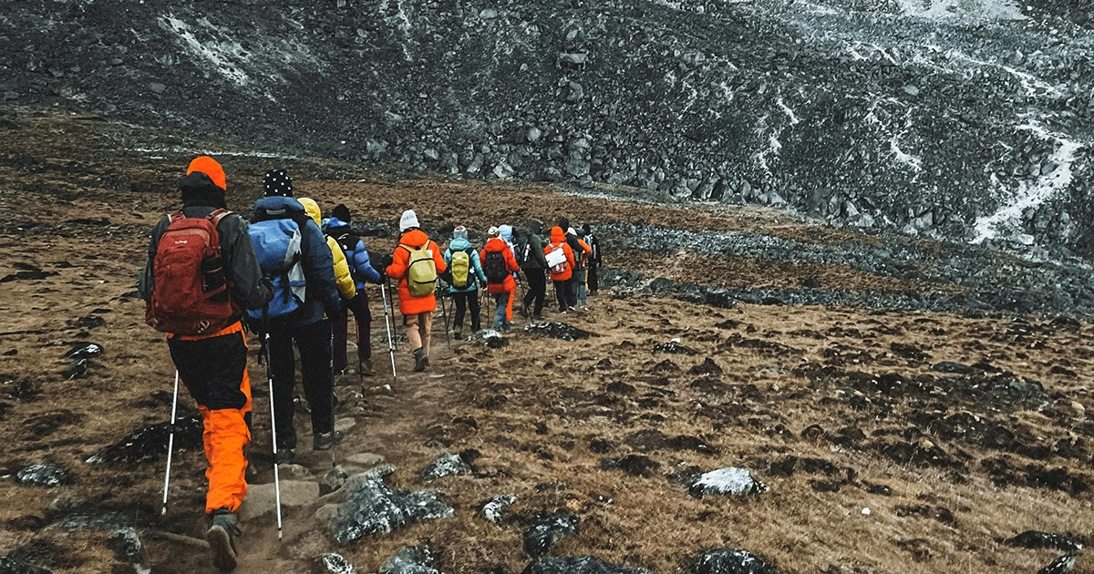 Backpackers in Nepal