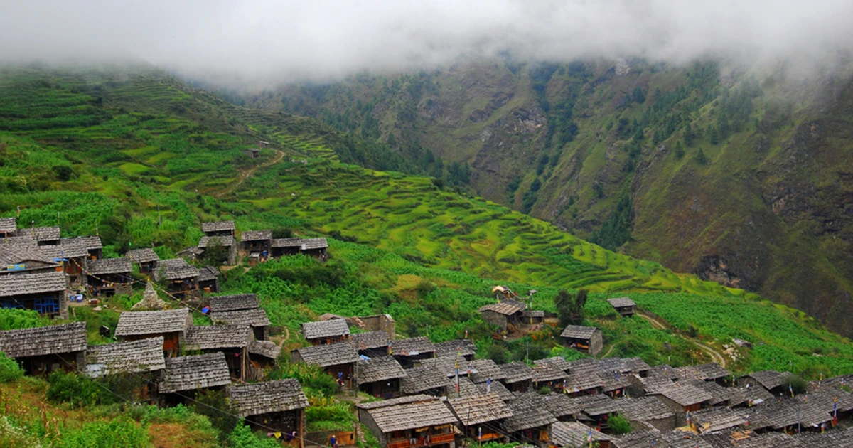 Picture of Gatlang village