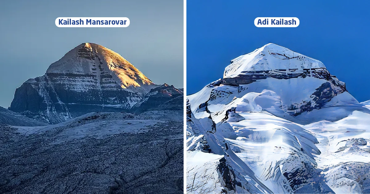 Two sacred peaks, two very different journeys