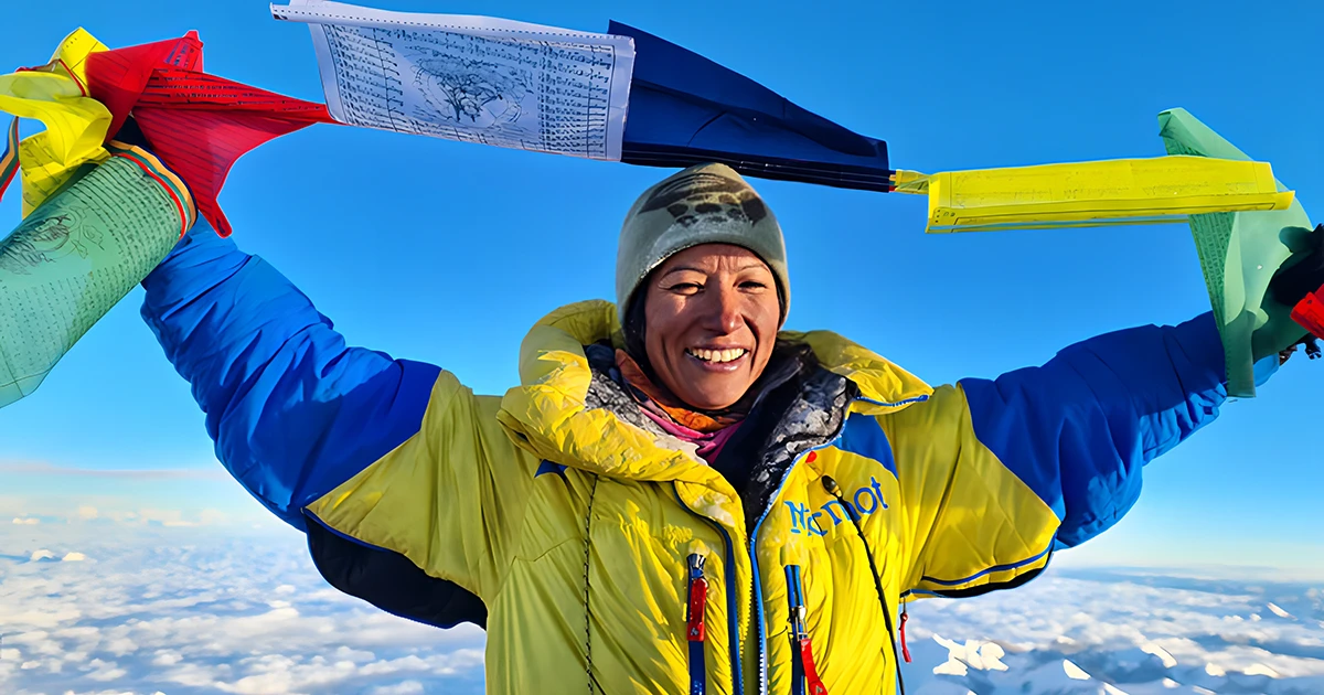 Purnima Shrestha on Everest