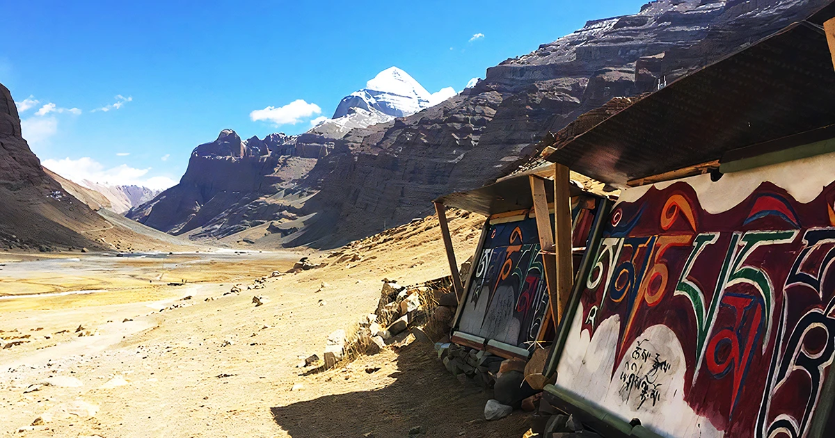 Wall Painting at Kailash