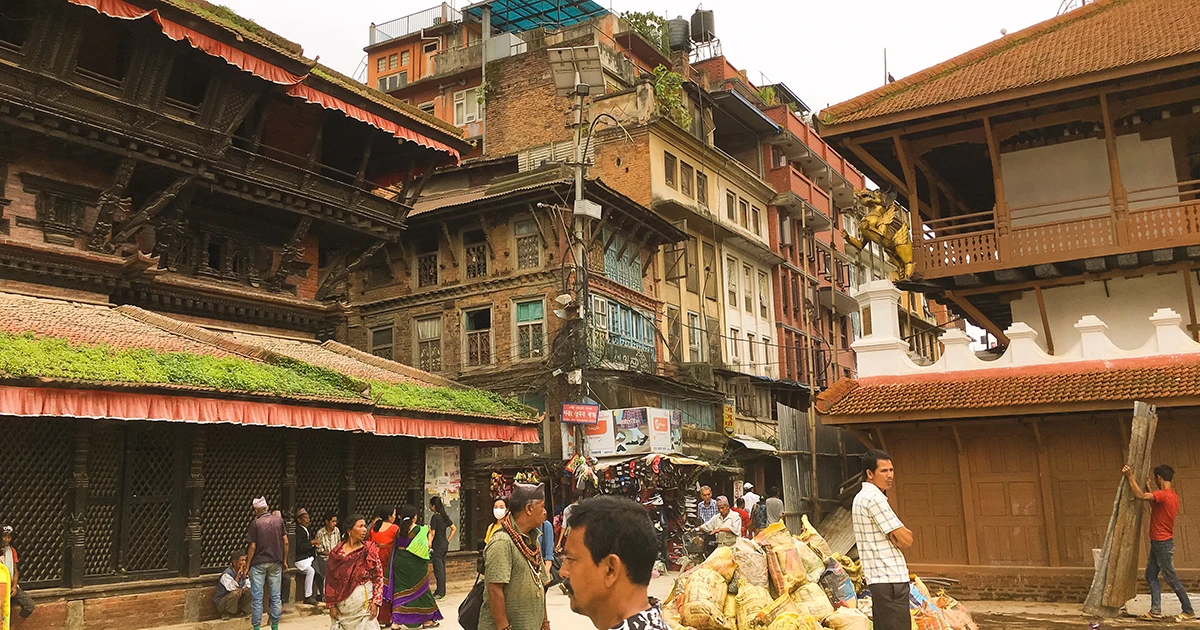 Congested Areas in Kathmandu