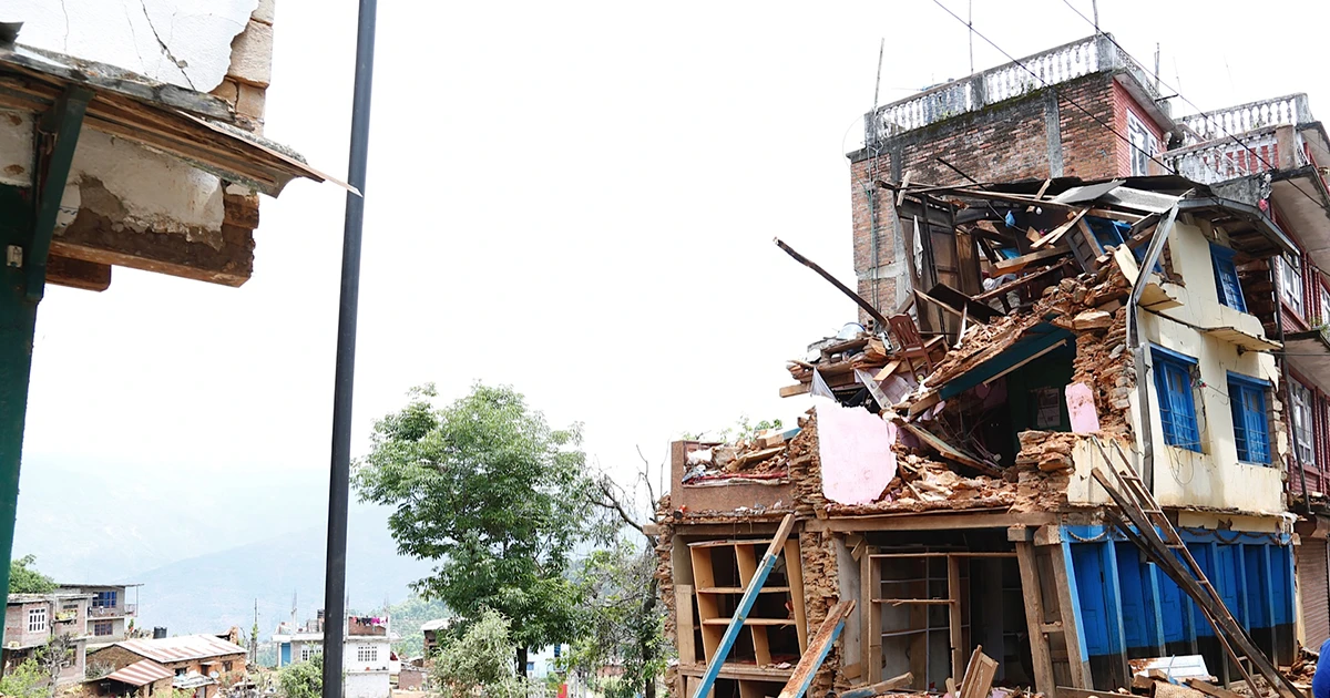 Devastation from Earthquake in Nepal