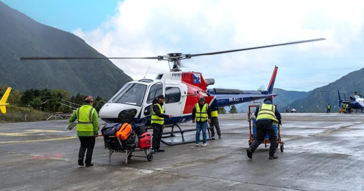 Heli Rescue from Lukla