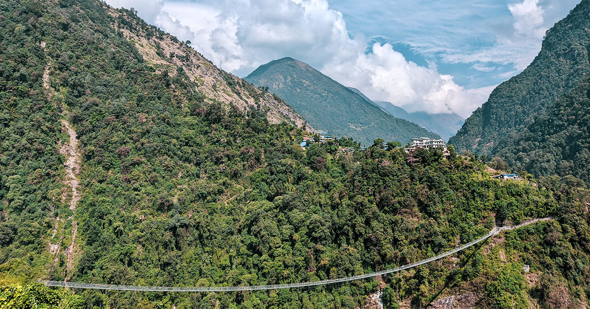 Jhinu Danda Suspension Bridge