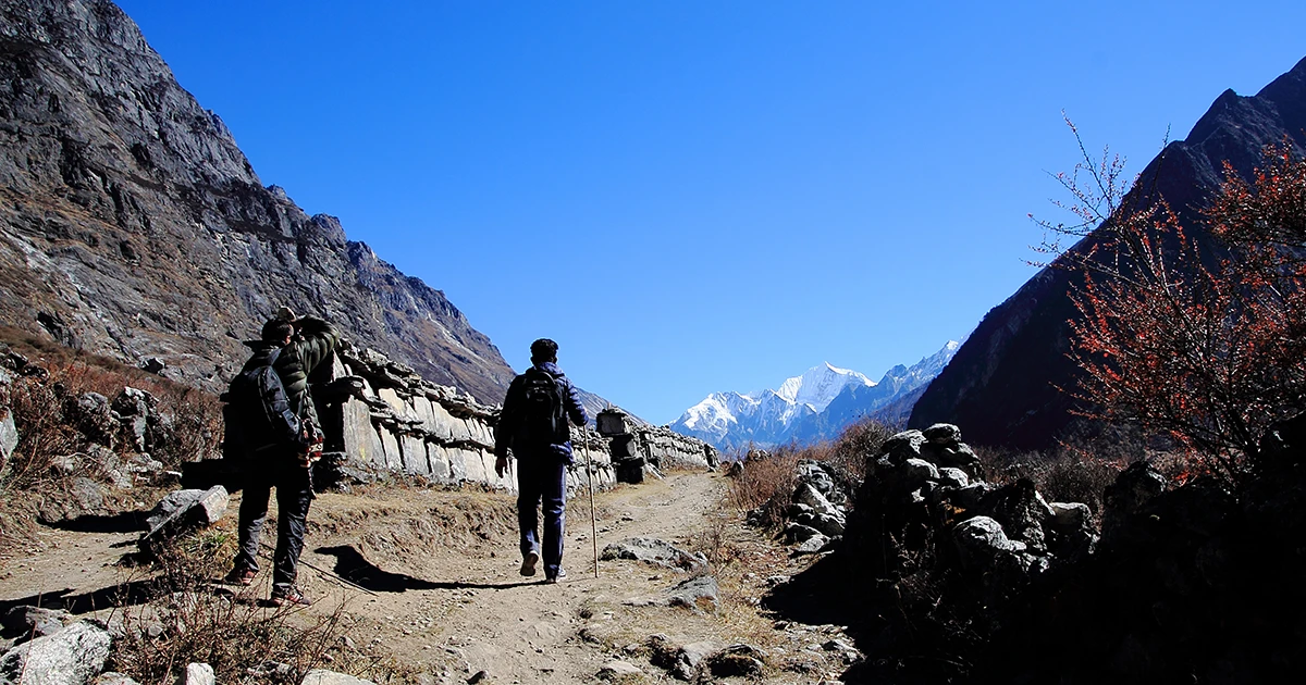 Picture of Steep Ascent of Langtang Valley Trek