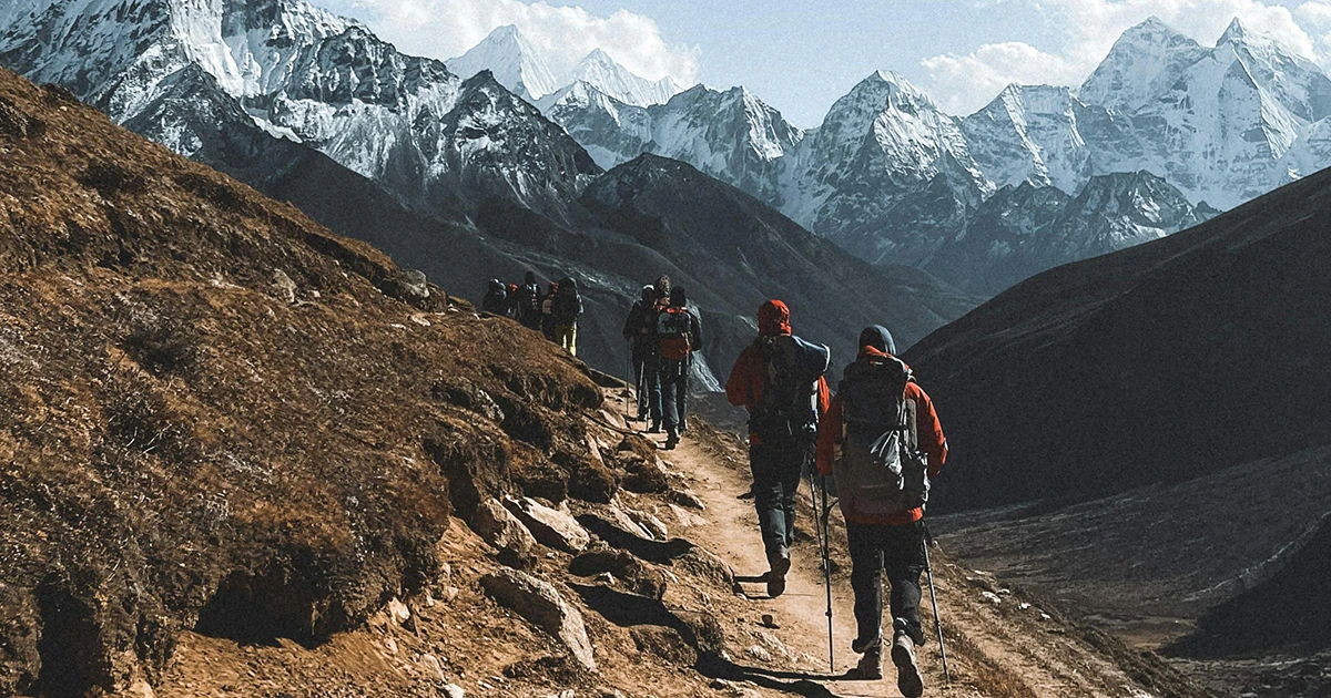 Picture of Trekkers in Remote Trekking Trails