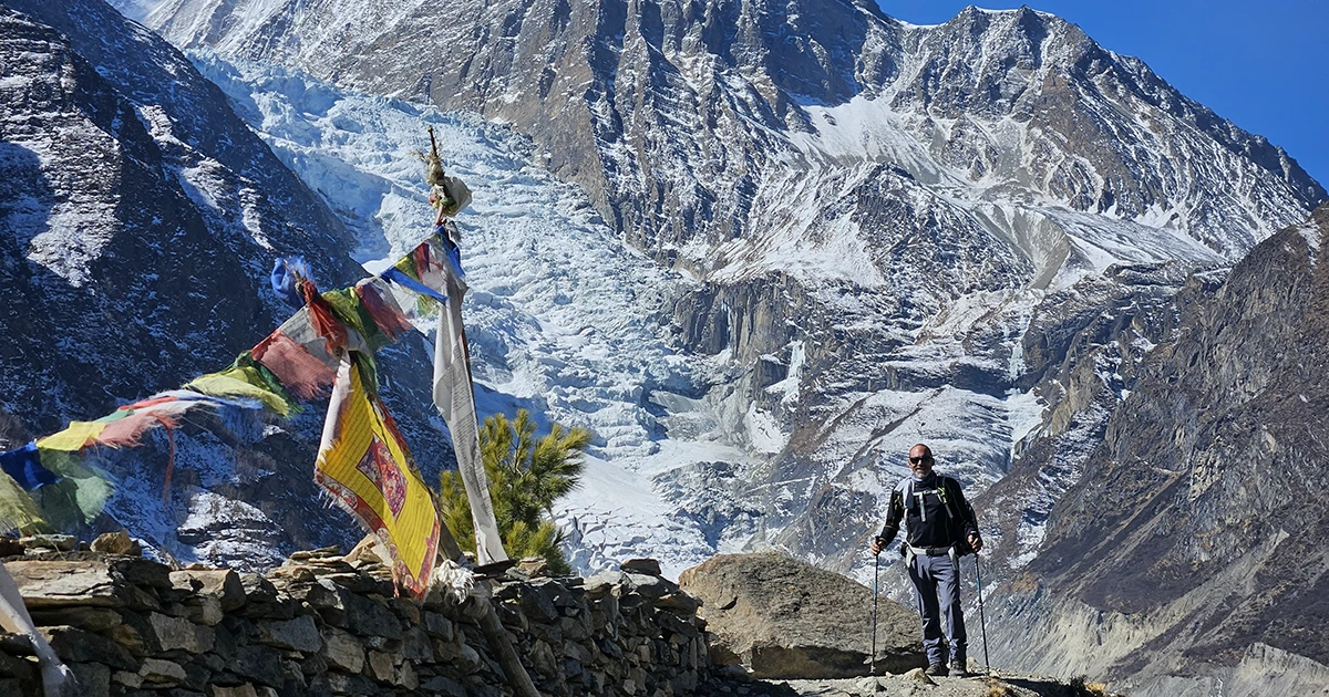 Picture of Trekkers in Annapurna Base Camp Trek Trails
