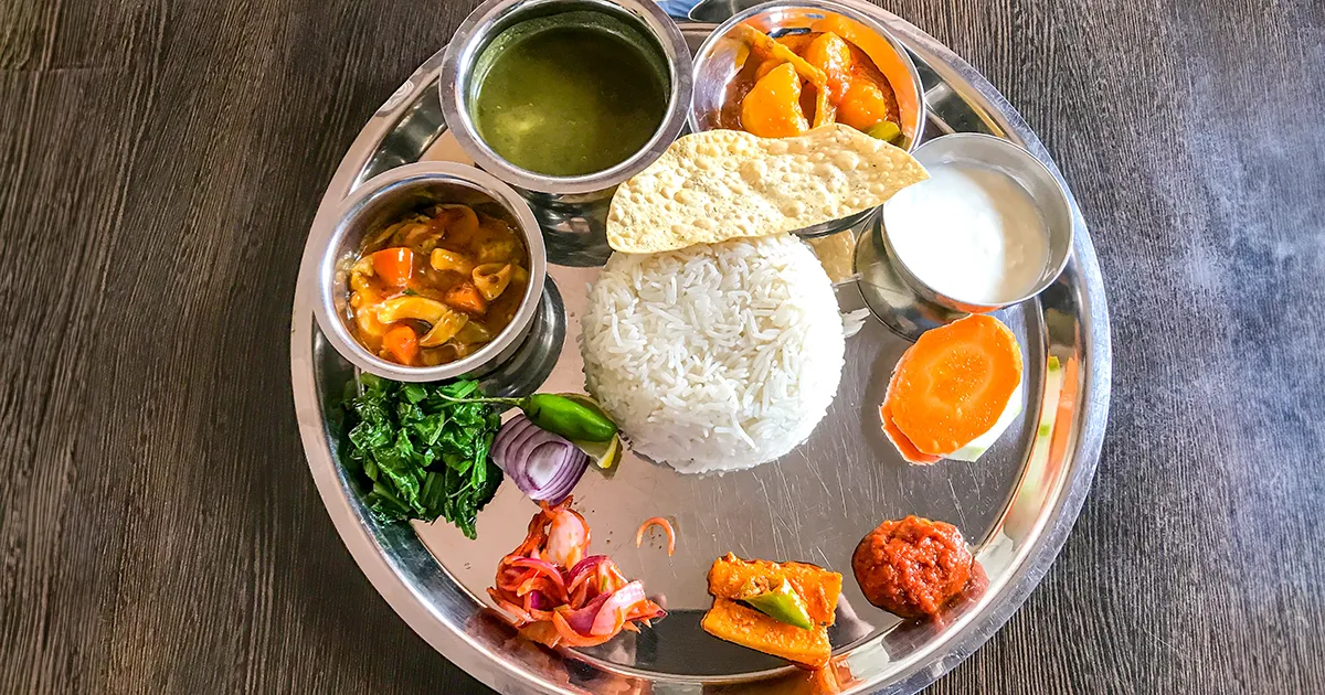 Thakali Thali