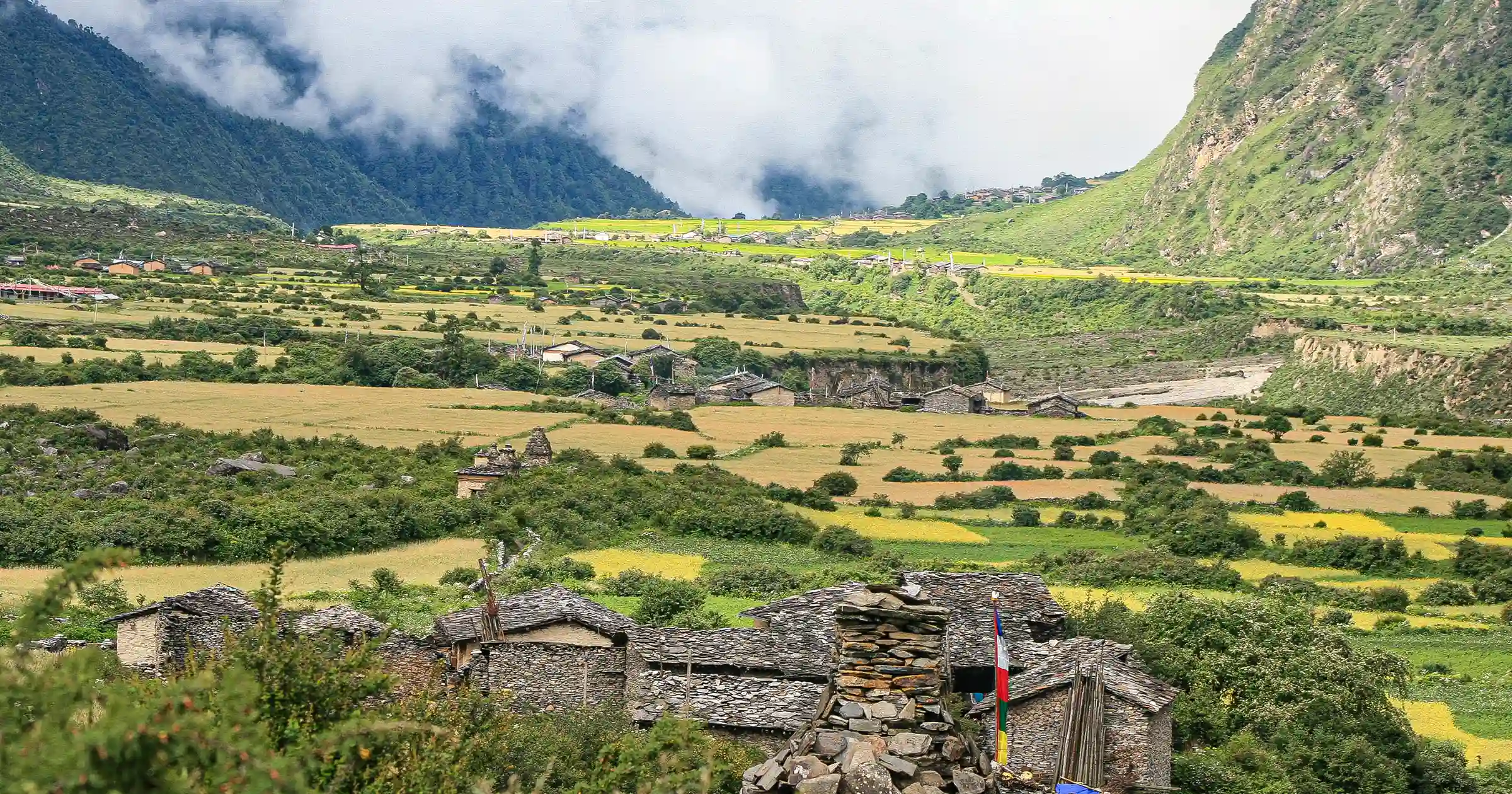 Tsum Valley Landscape