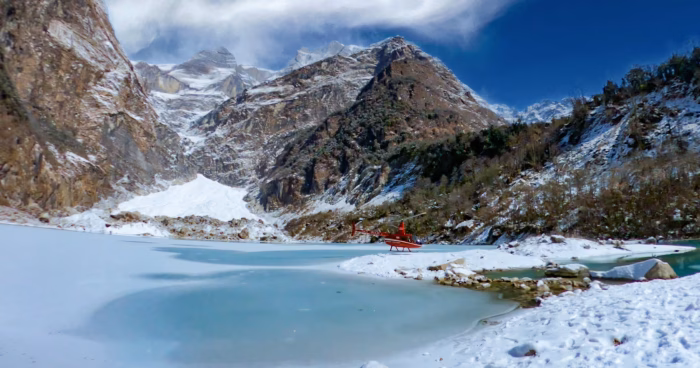  Kapuche Lake in Winter 