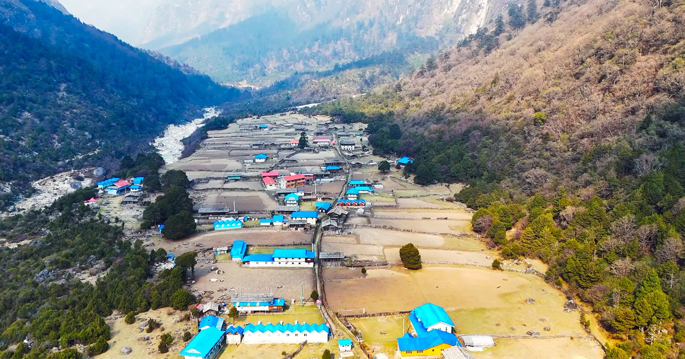 Gunsa Village of Kanchenjunga North Base Camp 