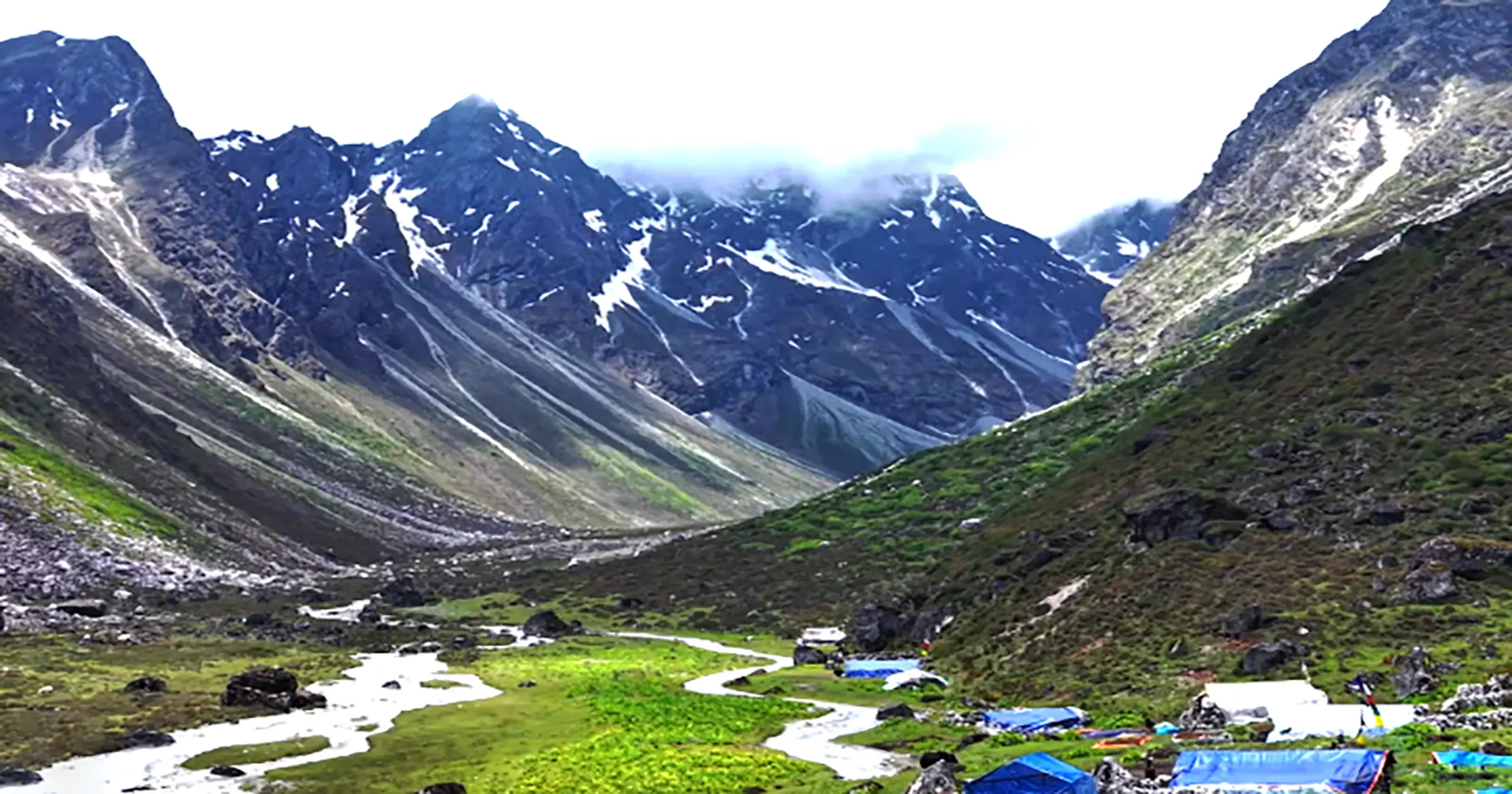 Mountain Views from Lapchi Kang Valley