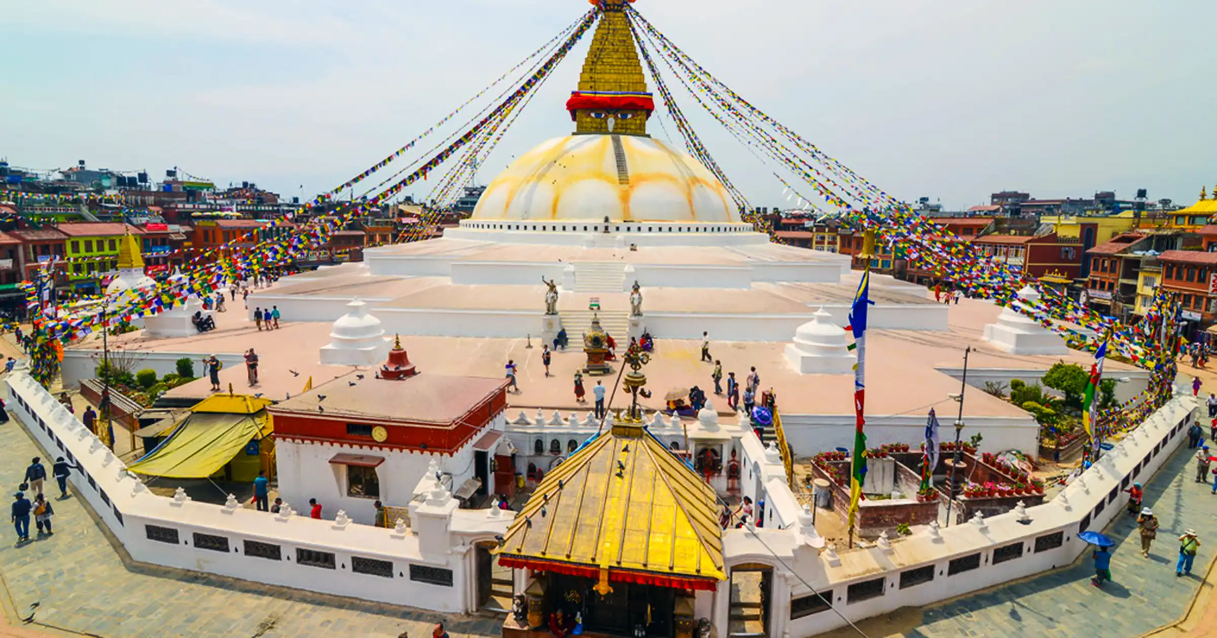Calm Atmosphere of Boudhanath 