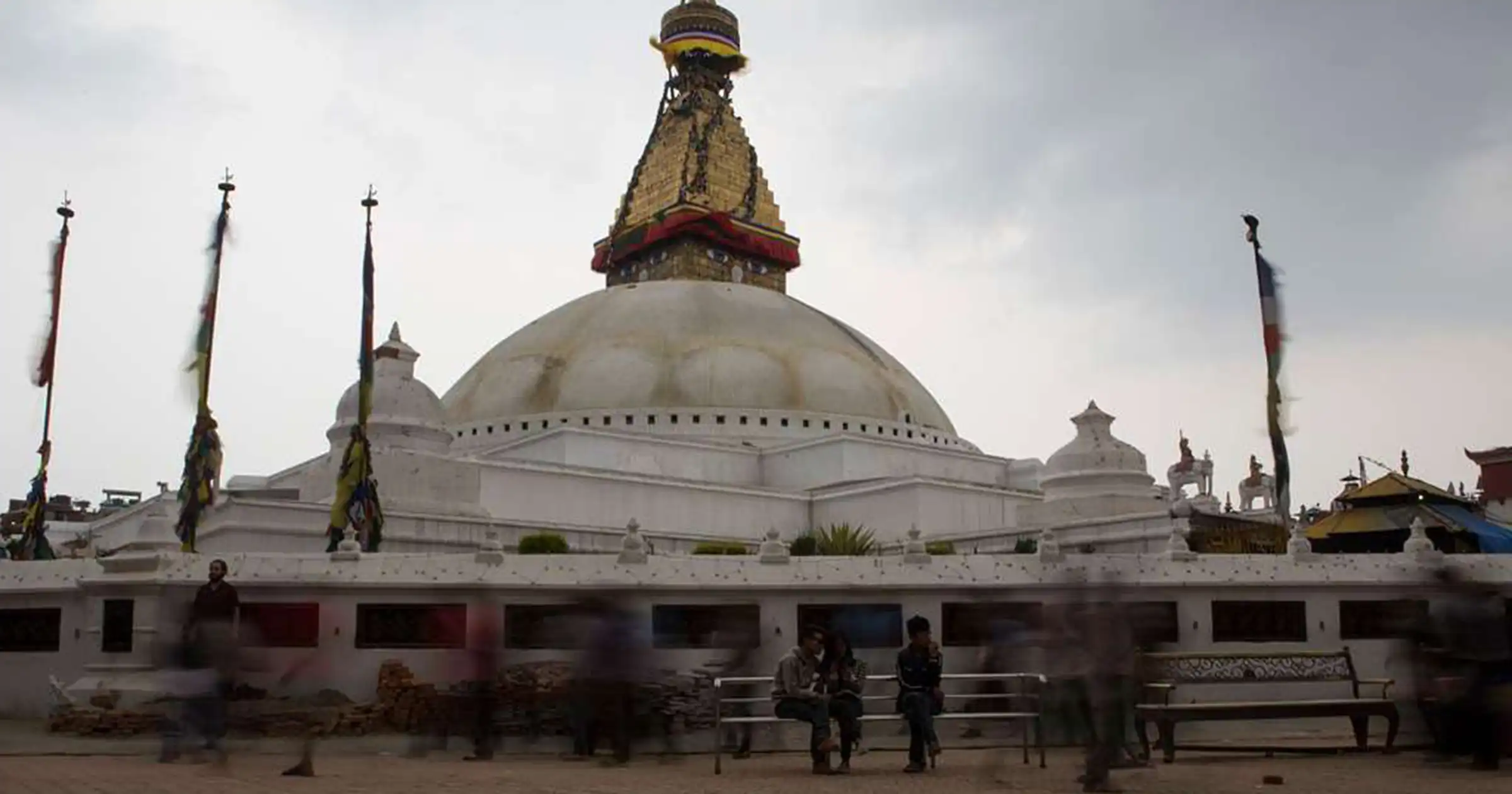 Peaceful morning in Boudha