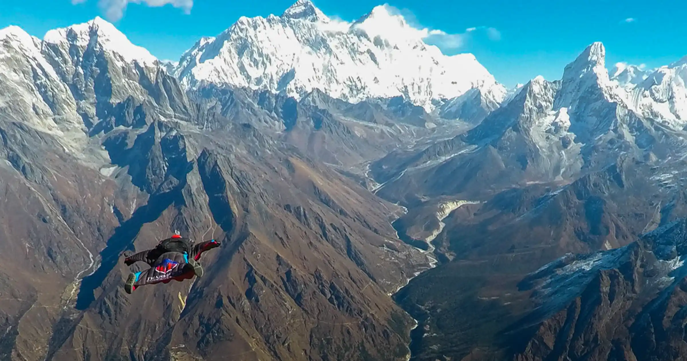 Everest Views During Skydiving in Nepal